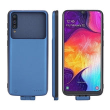 Load image into Gallery viewer, For Samsung A50 Battery Charger Case 7000mAh External Backup Power Bank Shockproof Charging Cover for Samsung A50 Case Battery