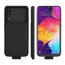 Load image into Gallery viewer, For Samsung A50 Battery Charger Case 7000mAh External Backup Power Bank Shockproof Charging Cover for Samsung A50 Case Battery