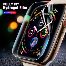 Load image into Gallery viewer, Full Screen Hydrogel Film Glass For Apple Watch 1 2 3 4 38mm 42mm 40mm 44mm 38 40 42 44 Tempered Glass Protective Film